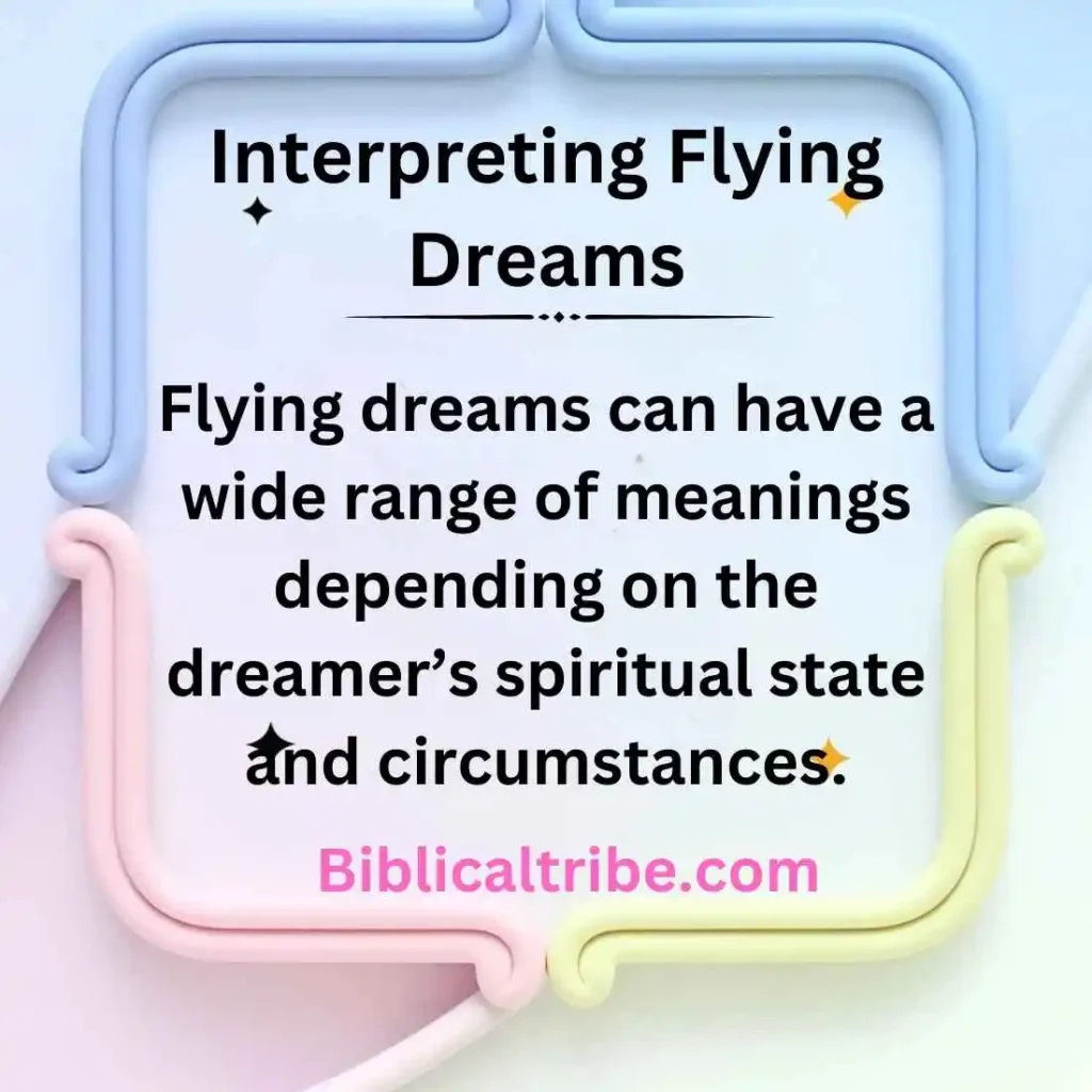 Biblical Dream Flying What Does It Mean? Simple Guide to Flying Dreams!