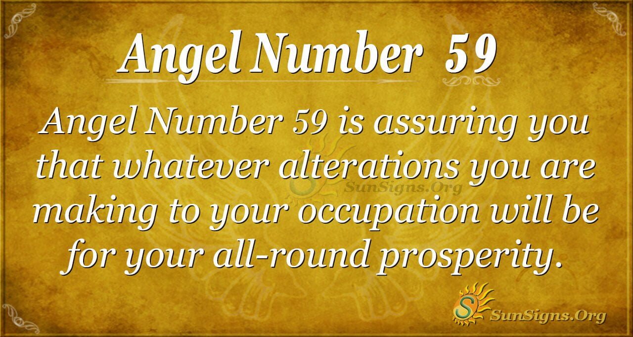 What Is the Number 59 Mean to God? Discover the Spiritual Significance of Number 59.
