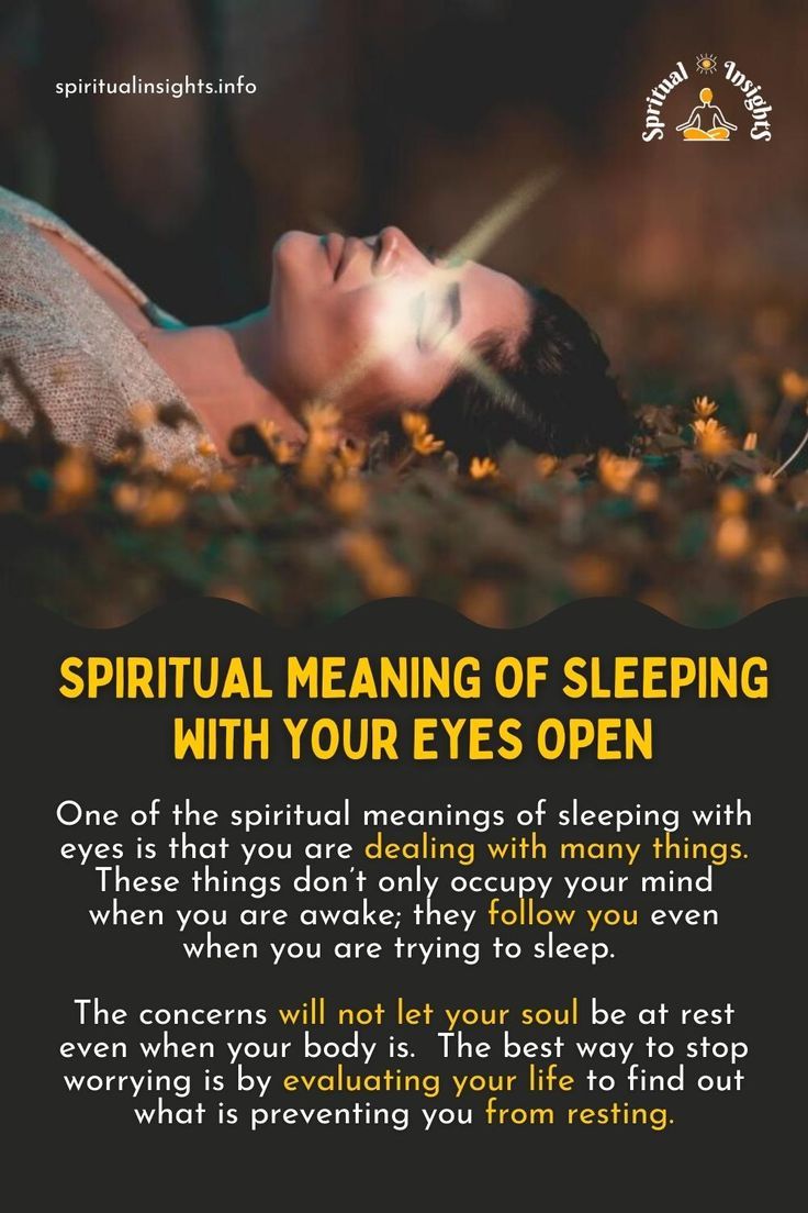 Sleeping with Eyes Open: Spiritual Meaning and What It Means?