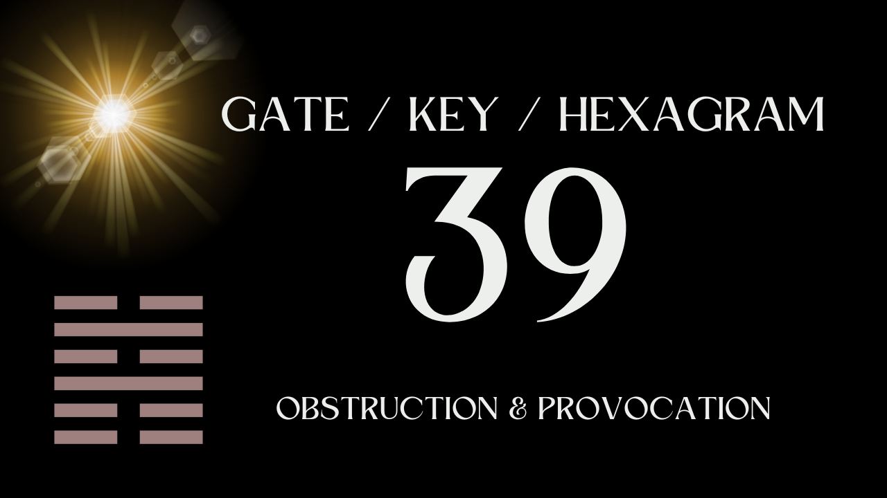 Hexagram 39 Jian: Understand Obstruction and Find Your Way Forward.