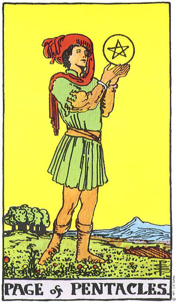 Find Page of Pentacles Love Advice: Building a Solid Foundation.