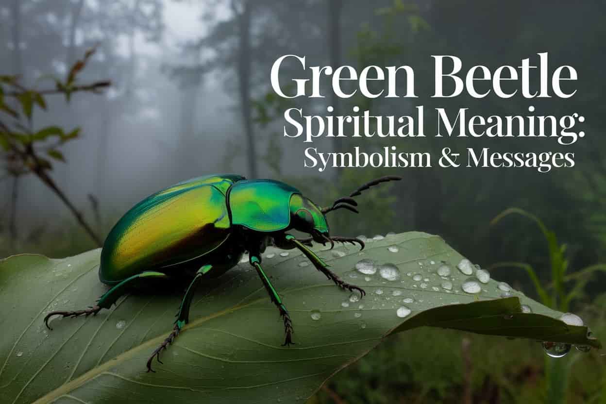 Discover the Green Beetle Spiritual Meaning: Basic Interpretation Here.