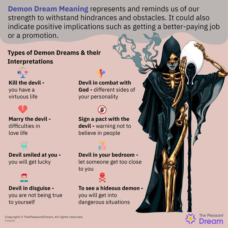 Demons in a dream: What do they mean? (Simple Guide)