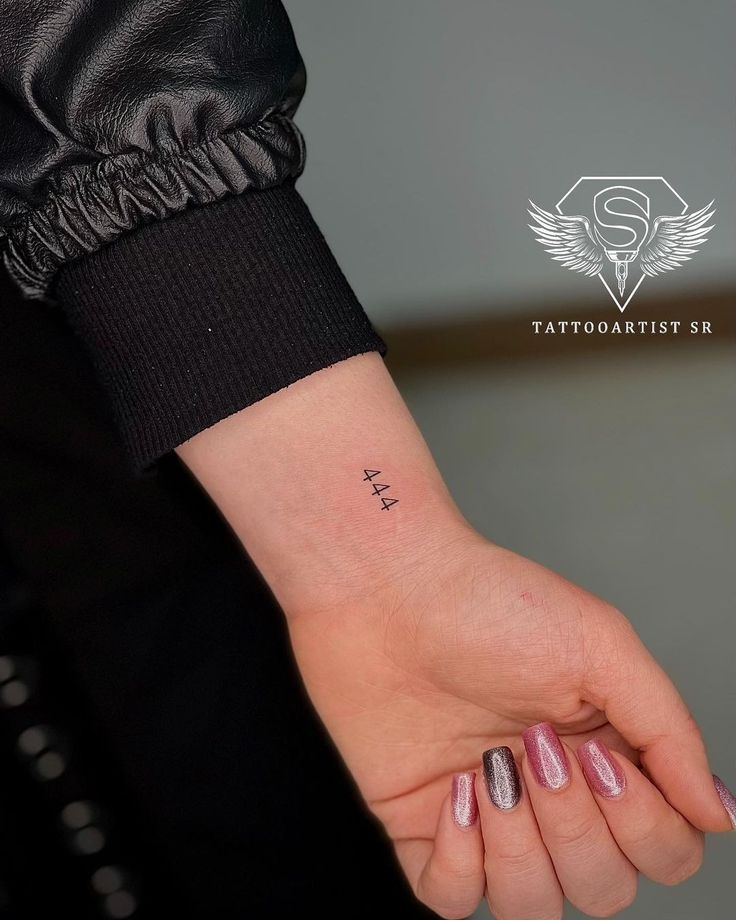 Best Female Small Numerology Tattoo: Get Inspired with numbers!