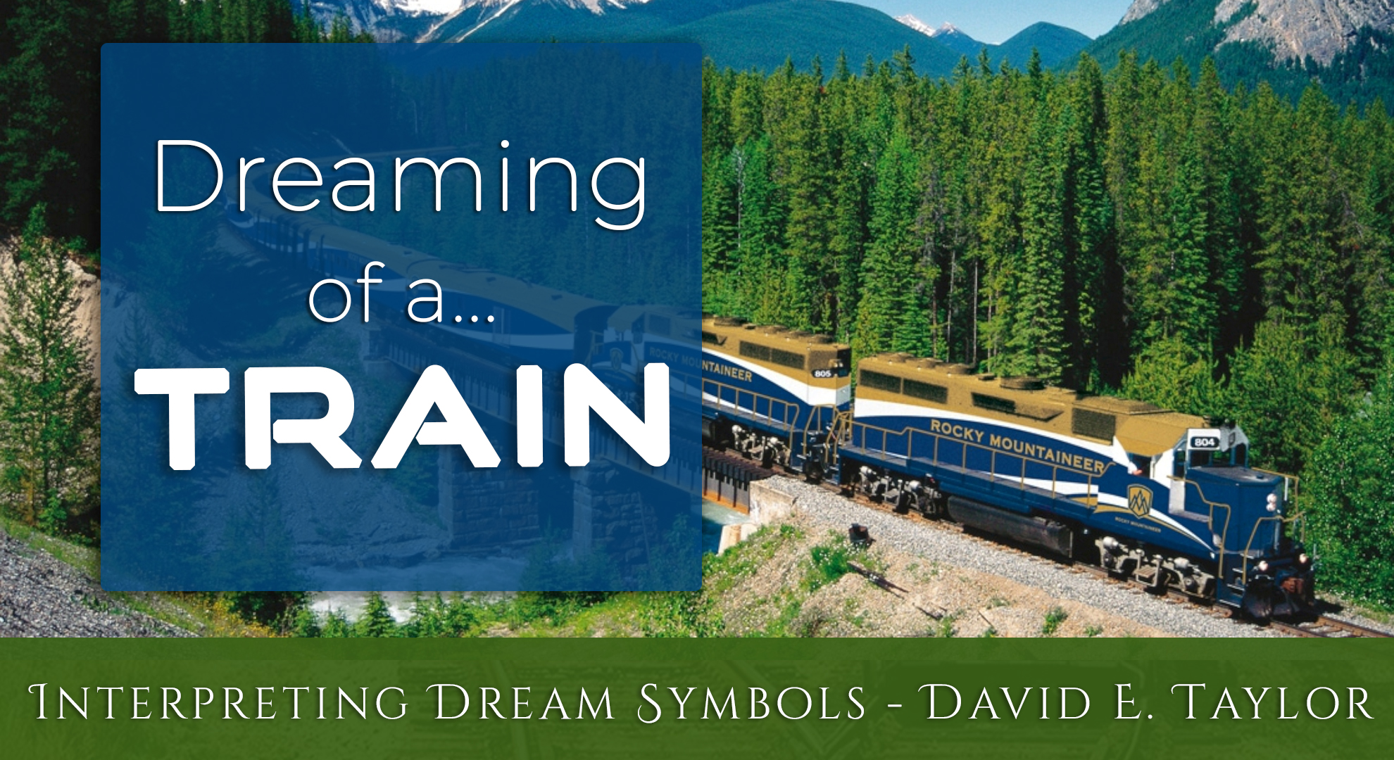 Dream interpretation trains biblical: understanding your dreams.
