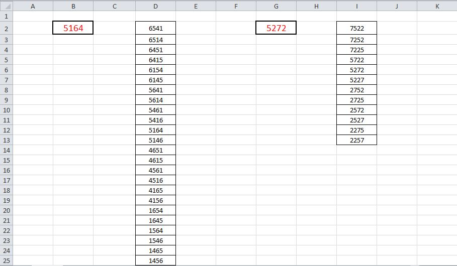 Easy! Listing all Possible Combinations, how to crack 2357 Number Possibilities!