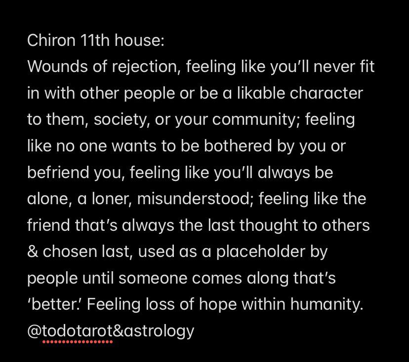 11th House Chiron: Understanding Your Community & Friend Group Pain