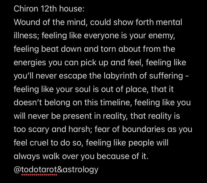 Understanding Chiron in the 12th House: Secrets and Hidden Pain