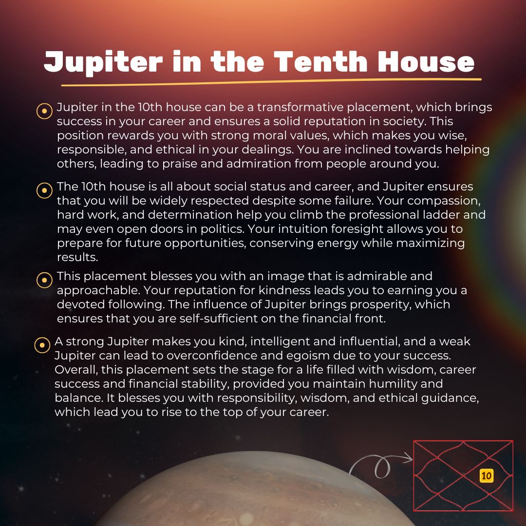 Jupiter in House 10? Easy Guide to Success and Fame!