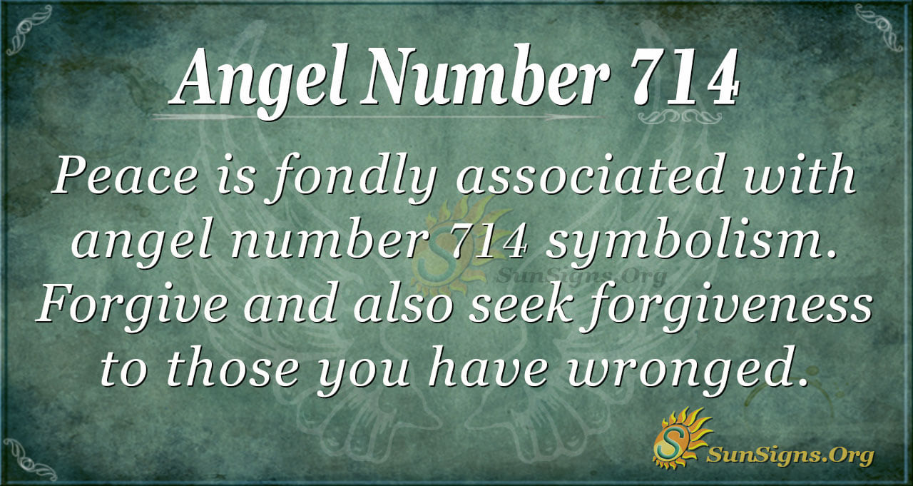 Keep Seeing 714? The Angel Numbers Spiritual meaning.