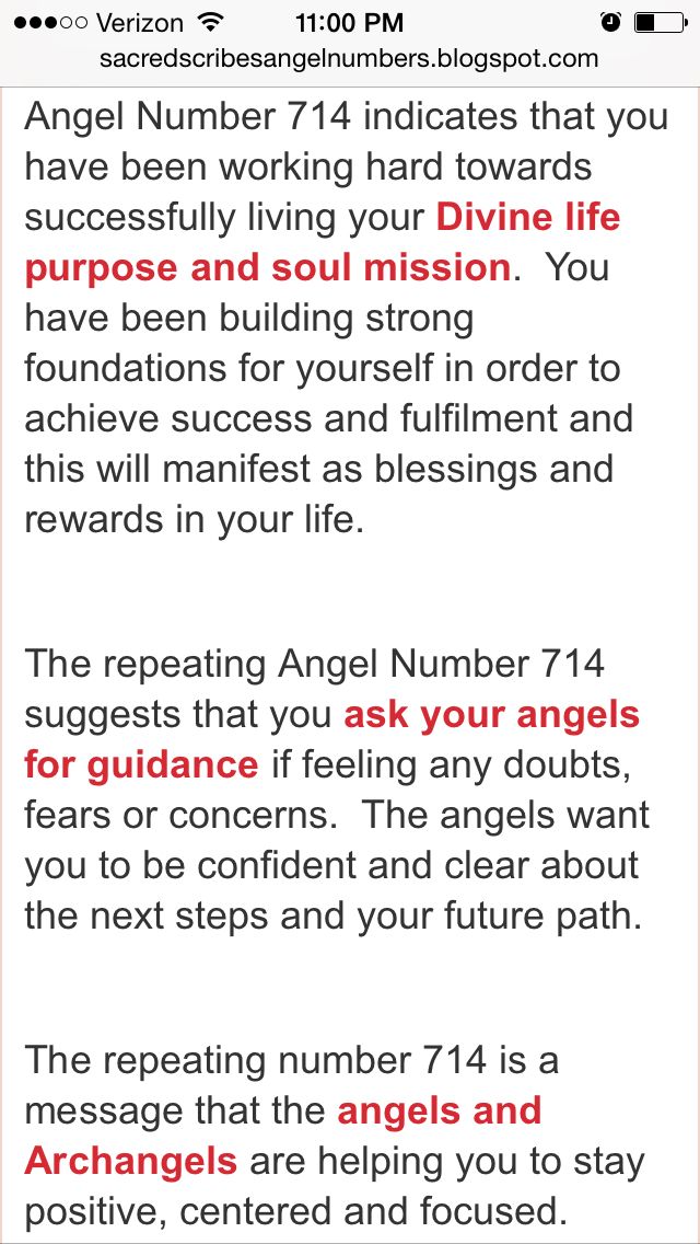 Keep Seeing 714? The Angel Numbers Spiritual meaning.