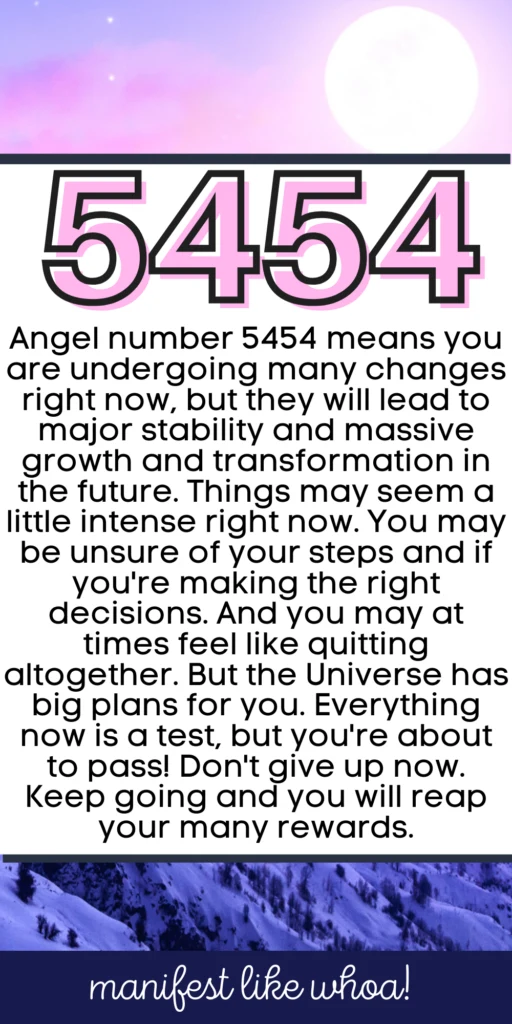 5454 Angel Number Meaning: What Is This Powerful Number Trying to Tell You?