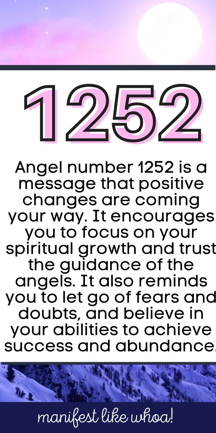 1252 Angel Number: Is It a Sign of Good Luck or Change?
