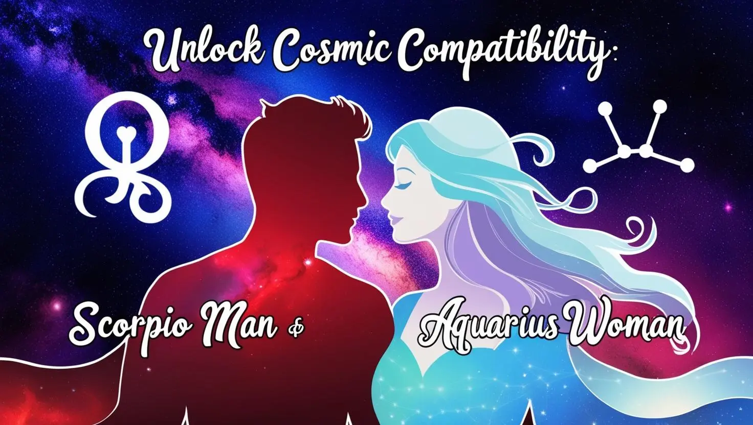 Scorpio Man and Aquarius Woman in Love: Challenges and Strengths,Making this unique pairing lasts!