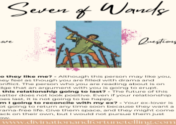 7 of Wands as Feelings in Love: Standing Their Ground, or Fighting for You?
