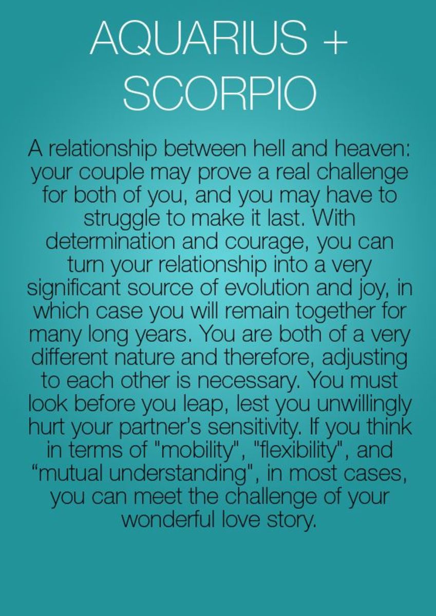 Scorpio Woman Aquarius Male: A Complete Relationship Guide.