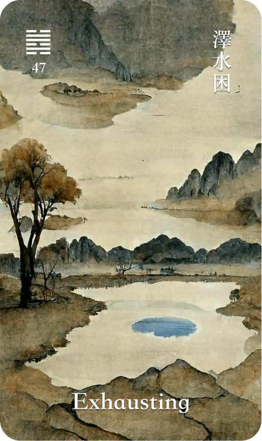 Feeling stuck because of I Ching 47? Here are practical tips for navigating these challenging times.