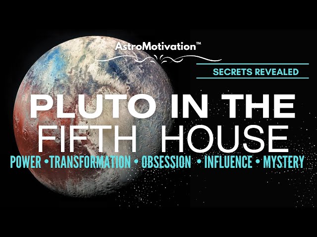 How does Pluto in the 5th house affect creativity?