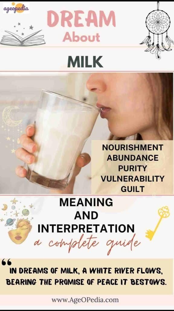 Seeing lots of milk in dream very frequently recently? Find out what your subconscious mind might be trying to tell you.
