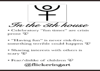 How does Pluto in the 5th house affect creativity?