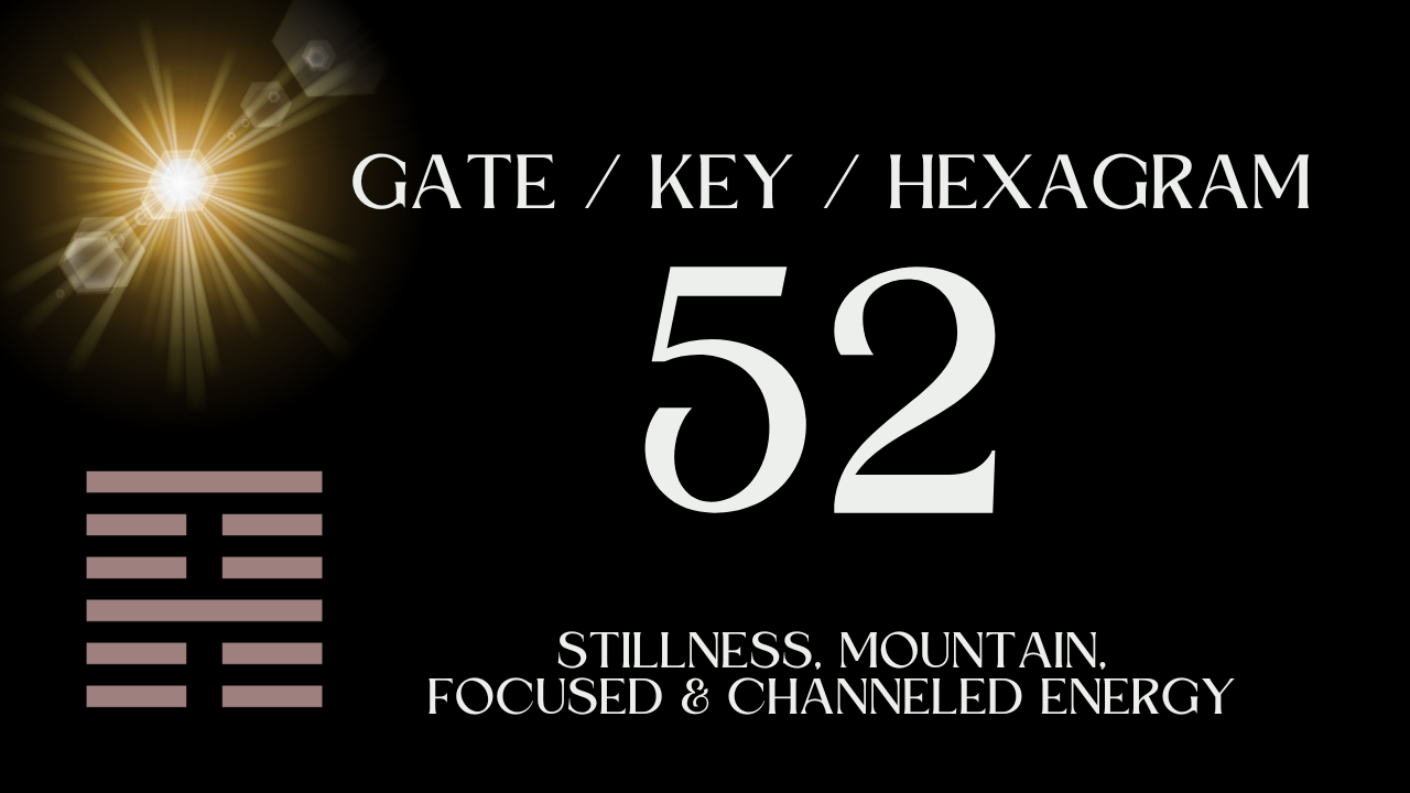 The power of I Ching 52: Find clarity today.