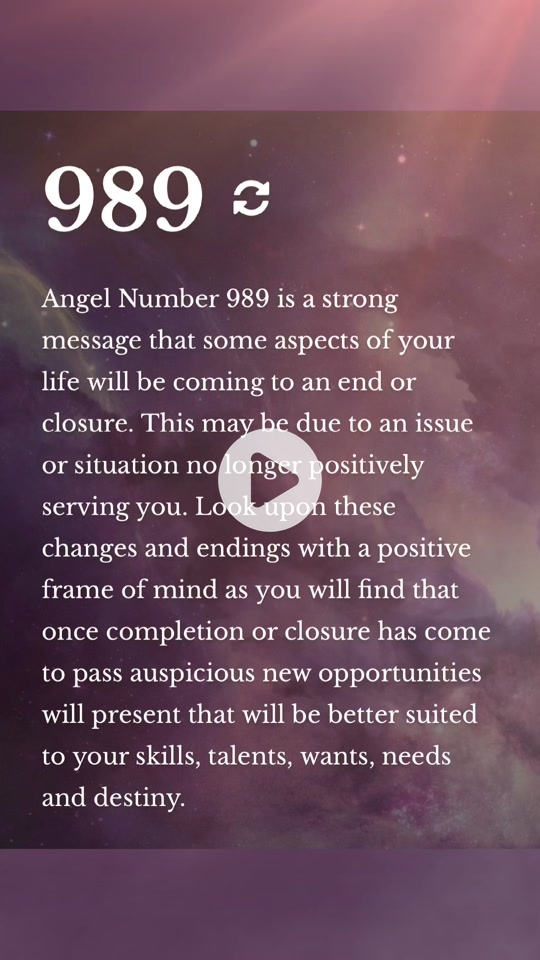 989 angel number meaning? All you need to know here!