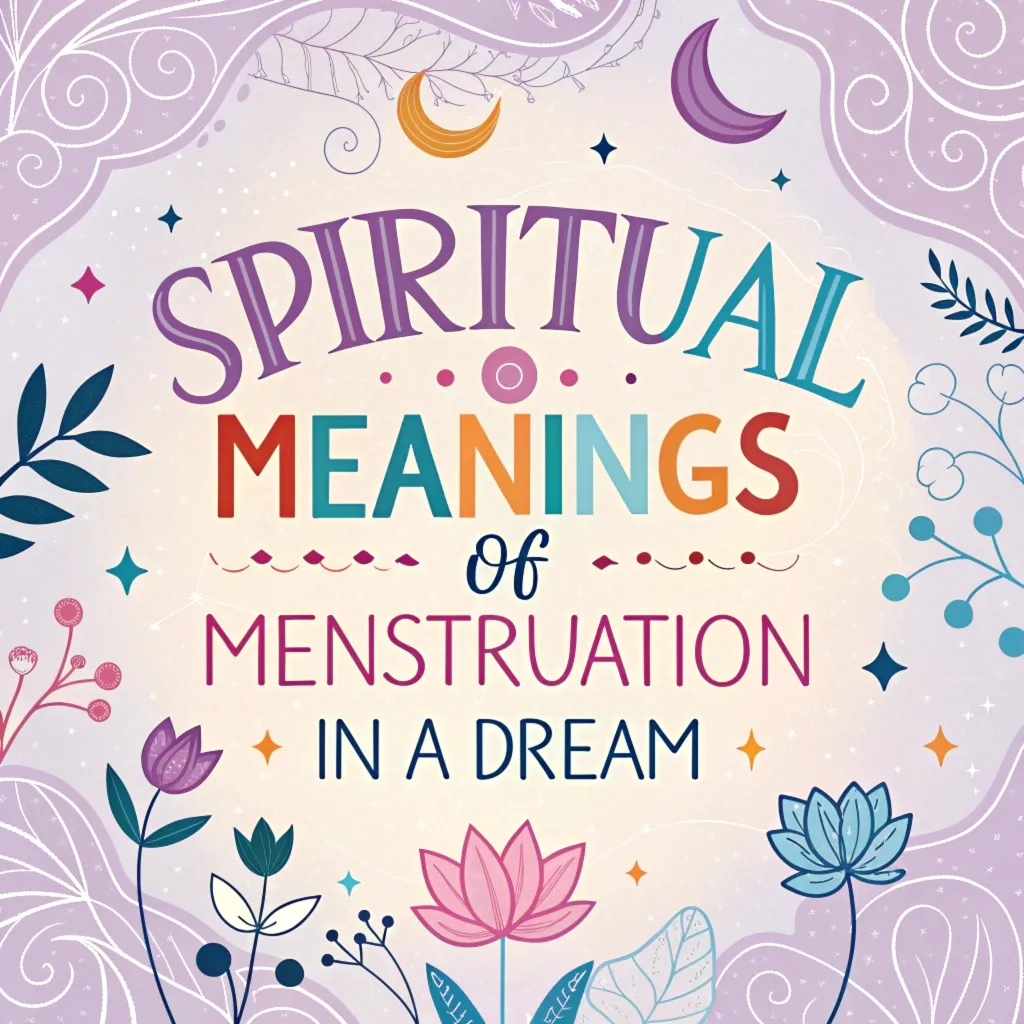 Curious about the spiritual meaning of menstruation in a dream? Discover what your subconscious might be telling you now.