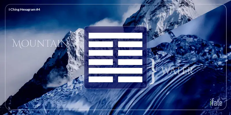 Got I Ching 4 in your reading result? Learn exactly what this important hexagram tells you right now.