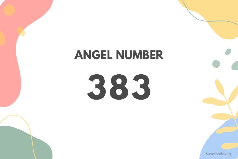 Decoding 383 Angel Number: Is It a Good Sign?
