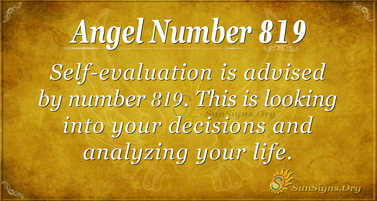 What to Do When You See 819 Angel Number?