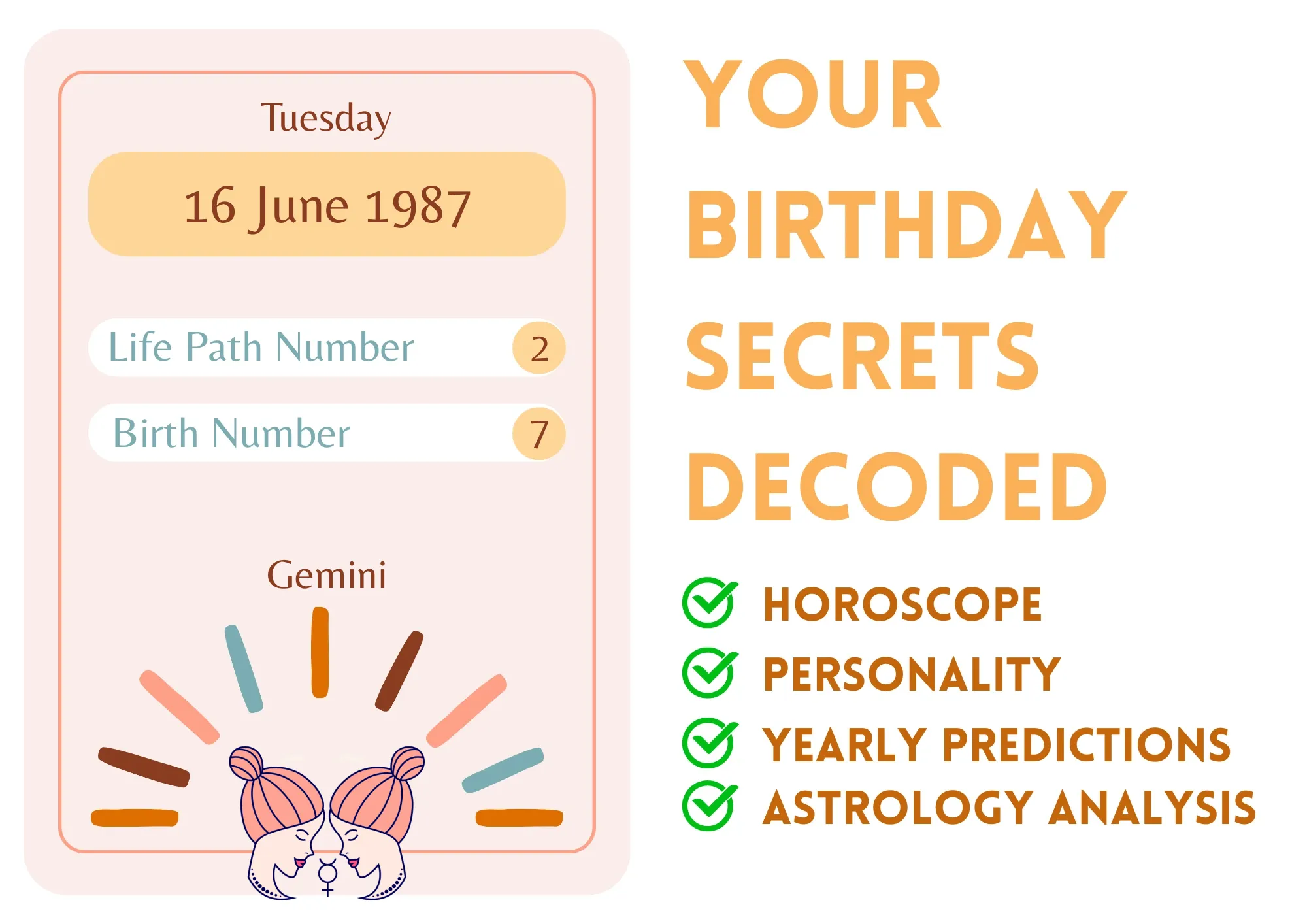 Gemini Born June 16 1987: Whats Your Personality Like?